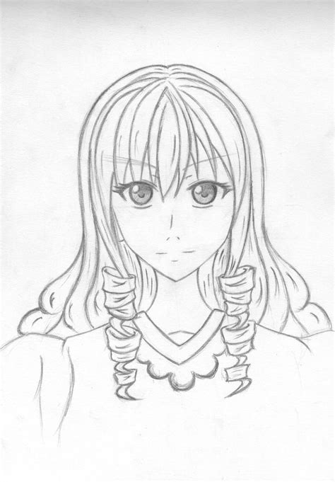 Anime Girl Curly Hair Style By Naki Ren On Deviantart