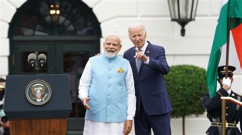 Watch The Moment Pm Modi Arrived At White House On First State Visit