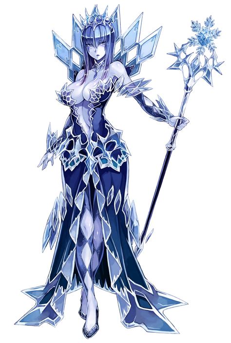 Ice Queen Monster Girl Encyclopedia Drawn By Kenkou Cross Danbooru