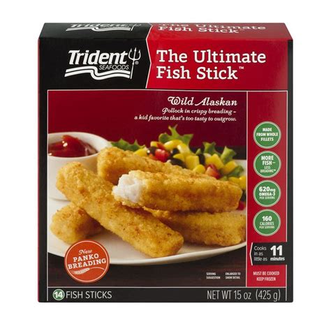 Trident Seafoods The Ultimate Fish Stick Wild Alaskan 14 Ct 15 Oz