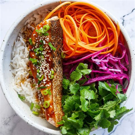 Teriyaki Salmon Rice Bowl Recipe The Feedfeed