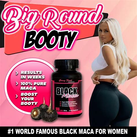 Huge Booty Growing In Weeks With Black Maca Root Curvyfruit Highest Potency Ebay