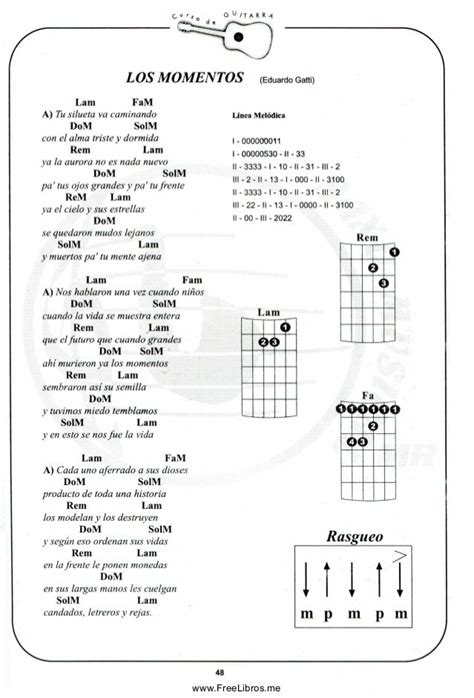 Curso De Guitarra Canciones De Guitarra Acordes De Guitarra Letra