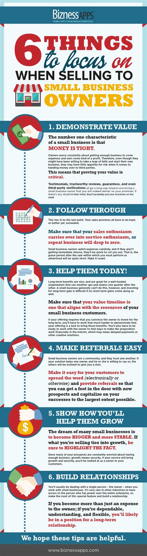 How To Sell To Small Businesses Infographic Small Business