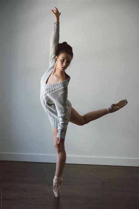 Studio Portrait Of Female Dancer By Stocksy Contributor Jen Grantham