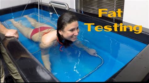 Hydrostatic Body Fat Test BODY TRANSFORMATION YouTube