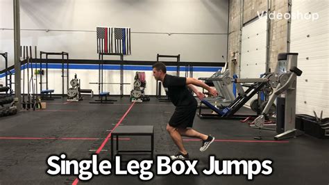 single leg box jumps youtube