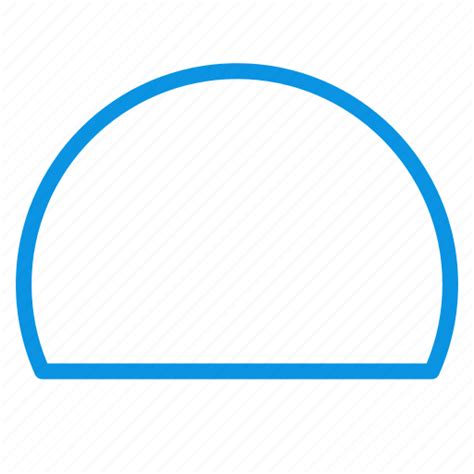Hemicircle Semicircle Icon Download On Iconfinder
