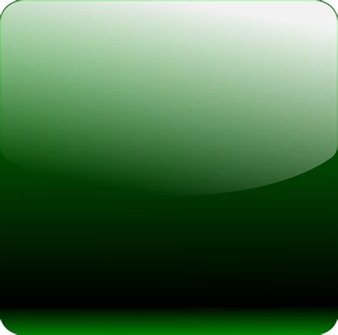 Green Square Icon Gradient Clip Art Free Vector In Open Office Drawing
