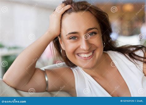 pretty 30 s woman on a date stock image image of adult happy 52163125