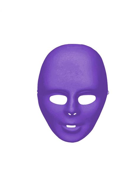 Purple Face Mask Forum Novelties Halloween Costumes