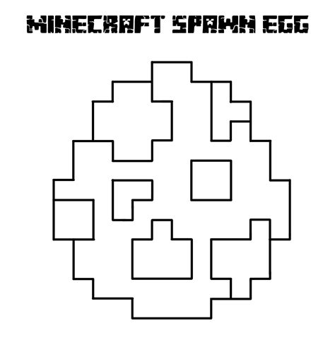 Minecraft coloring pages for kids. How to Decorate Minecraft Easter Eggs (With Mob Chart ...