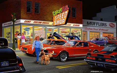 Muscle Car Limited Edition Art Prints By Bruce Kaiser Muscle Car