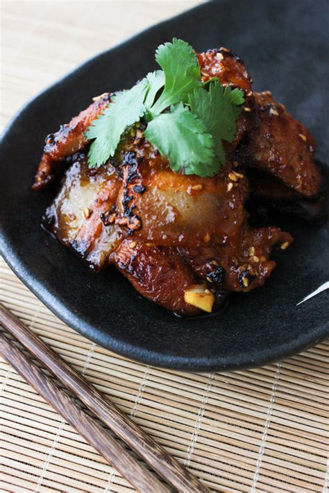 Korean Style Pan Fried Pork Belly Spice The Plate