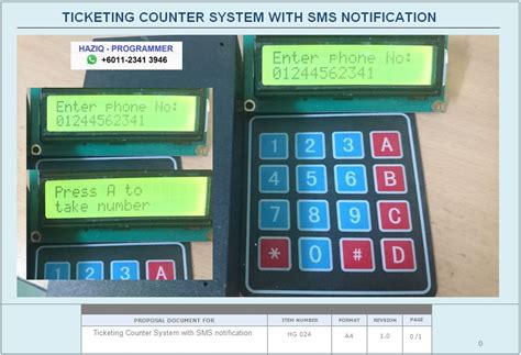 Final year project presentation 1. Final Year Project: Ticketing Counter Number with SMS ...