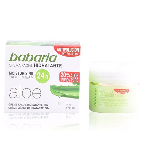 Aloe Vera 24h Crema Facial Hidratante Tratamientos Faciales Babaria Perfumes Club