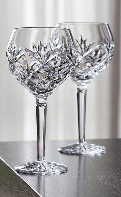 Waterford Huntley Wine Balloon Glasses From Crystal Classics Crystal Glassware Crystal Vase
