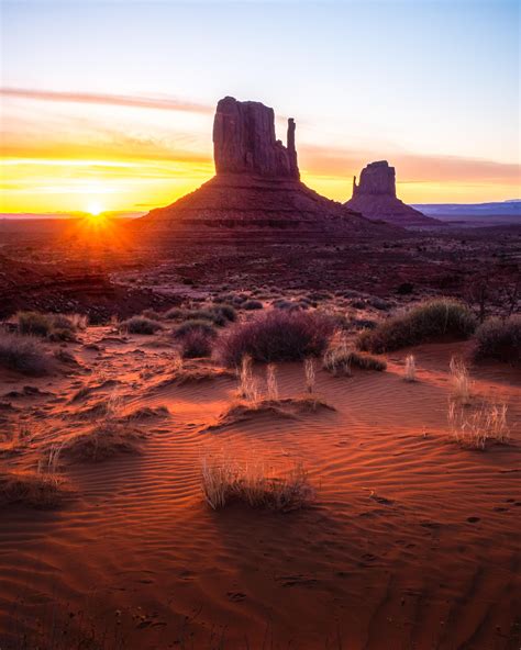 Sunrise At Monument Valley Oc 3396 4245 Monument Valley Road