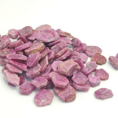 50g Rare Corundum Natural Gemstone Red Ruby Rough Specimen Etsy