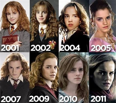 Hermione Granger Through The Years Harrypotterforever Harry