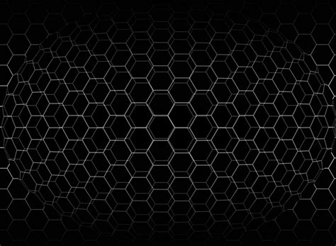Honeycomb Pattern Black