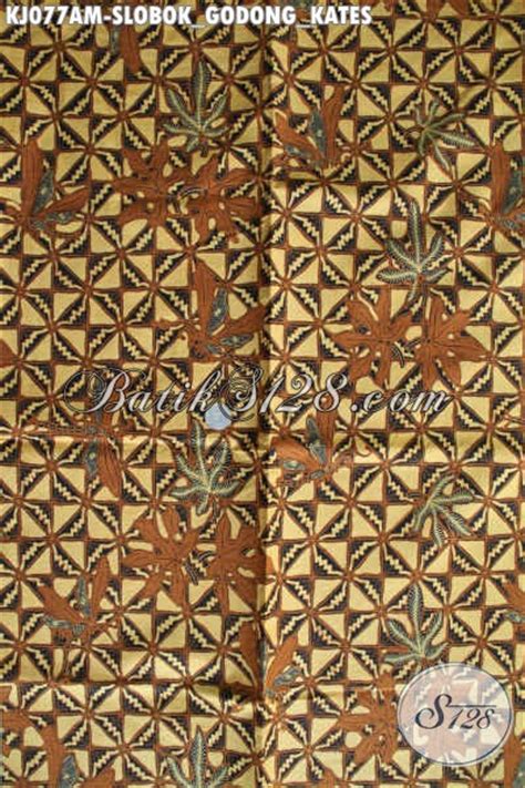 Sedia Kain Batik Klasik Bahan Jarik Batik Halus Motif Slobok Godong