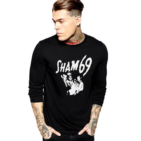 Heavy Metal Sham 69 Long Sleeve Tee Shirt Wishiny