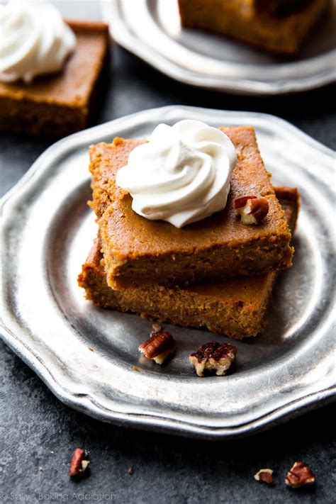 Easy Pumpkin Pie Bars Sallys Baking Addiction