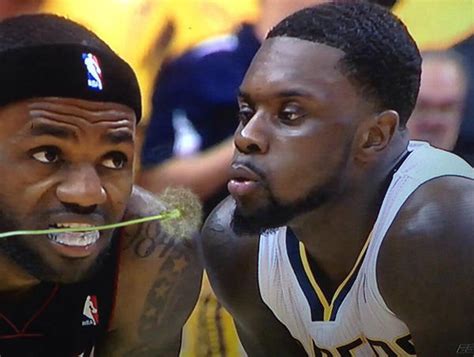 Image 765368 Lance Stephenson Blowing In Lebron James Ear Know Your Meme