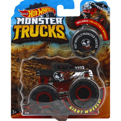 Hot Wheels Monster Trucks Toy Bone Shaker Shop Sun Fresh