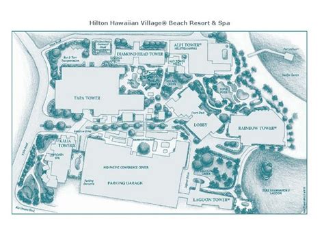 29 Hilton Hawaiian Village Map Maps Database Source