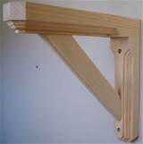 Pictures of Unfinished Wood Shelf Brackets