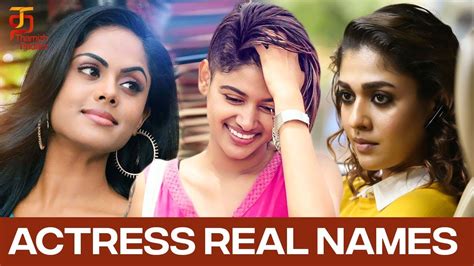 Tamil Actress Real Names Actress Original Names
