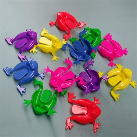 Colorful Jumping Frog Amusing Game Hopping Flipping Frogs Childrens Toy