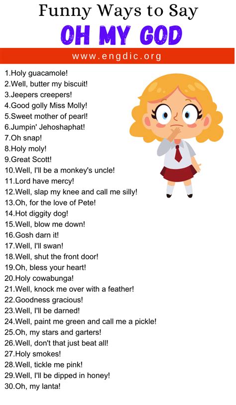 Funny Ways To Say Oh My God EngDic