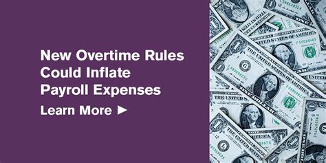 New Overtime Rules Could Inflate Payroll Expenses