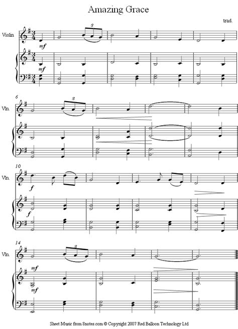 Amazing grace violin parkinson holy sheet music. Amazing Grace sheet music for Violin - 8notes.com