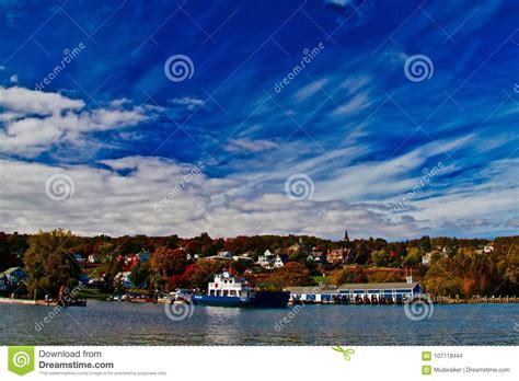 Bayfield Wisconsin Fall Editorial Stock Image Image Of Colors 107118444