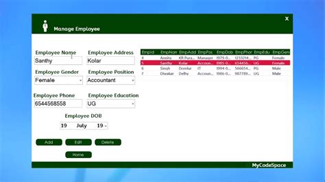 Vb Full Project Employee Management System With Source Code Youtube