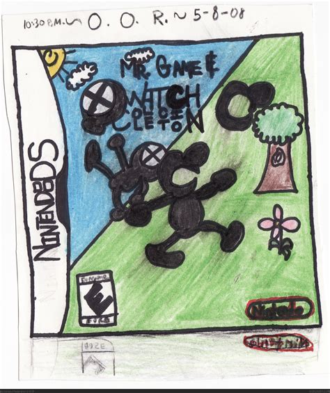 Mr Game And Watch Collection Nintendo Ds Box Art Cover By Outcast Of