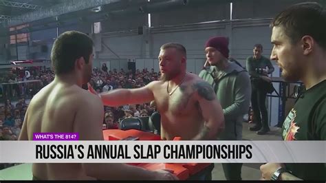 Russias Annual Slap Championship Youtube