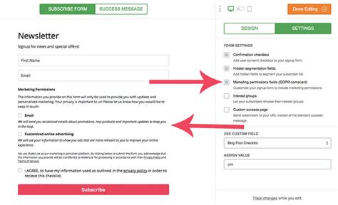 How To Create A GDPR Compliant Form Using Mailerlite Blog Her Way