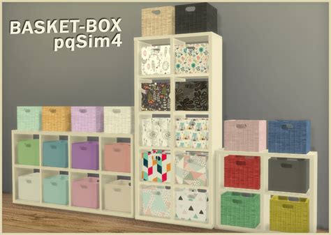 Basket Box Sims 4 Custom ¨content