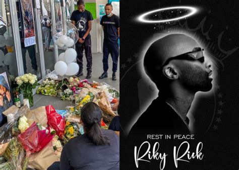 Rip Riky Rick Fans Place Dozens Of Flowers Outside Legends Barbershop