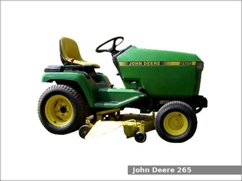 John Deere 265 Lawn And Garden Tractor Review And Specs Tractor Specs