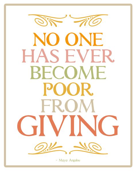 Quotes About Charity And Giving Quotesgram
