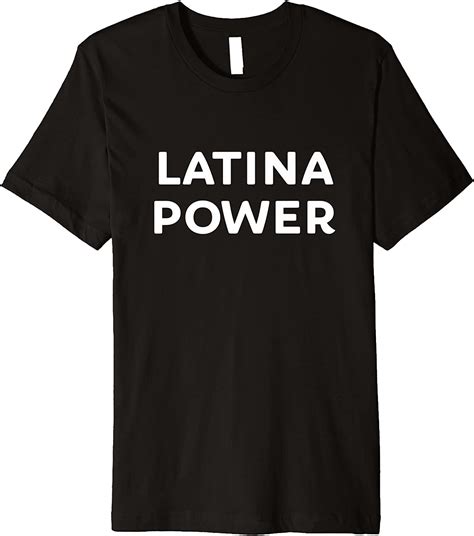 latina power feminist t for latinas premium t shirt clothing shoes and jewelry