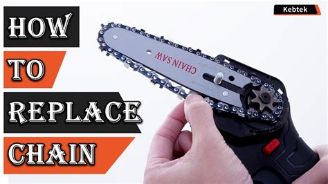 How To Replace Chain For Mini Chainsaw？ Youtube