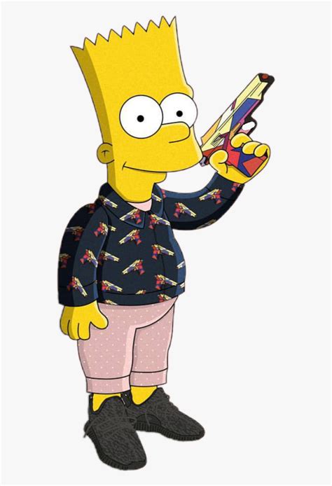 Does anyone know of any links or anything to watch the the simpsons online? Transparent Gang Clipart - Bart Simpson Png Trap , Free ...