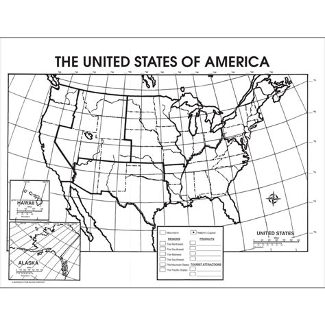 The United States Map Activity Posters Tcrm237 Teacher Created